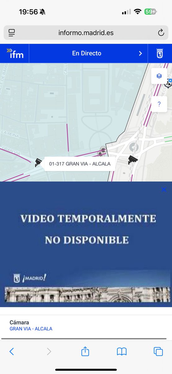 giraldeo's tweet photo. Vaya por Dios, las cámaras del Ayuntamiento de Madrid por donde pasa la manifestación se han caído. Un error fortuito. https://t.co/DYTcJvirwK