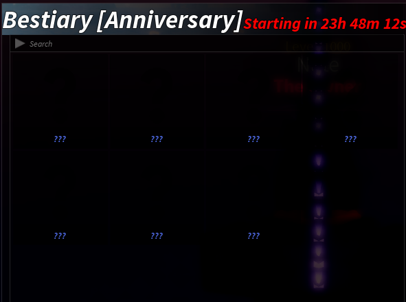 Check your Limited Bestiary and count down for Fisch's LIMITED anniversary bestiary! 🎂