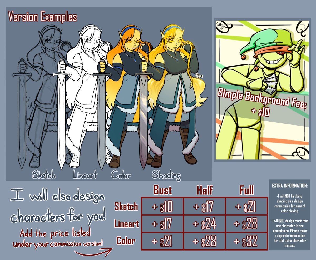 GreyfaceRed | Commissions Open! :D tweet media