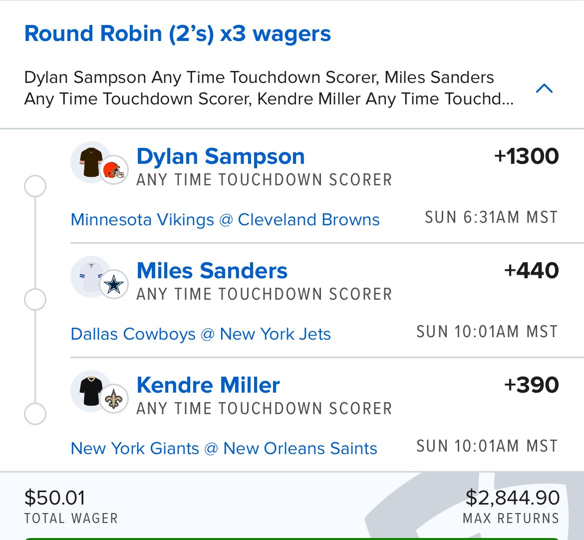 KDiddypicks's tweet photo. These guys may get into the end zone on Sunday. Let’s see @PropFinderApp https://t.co/XWs1mYPT5T