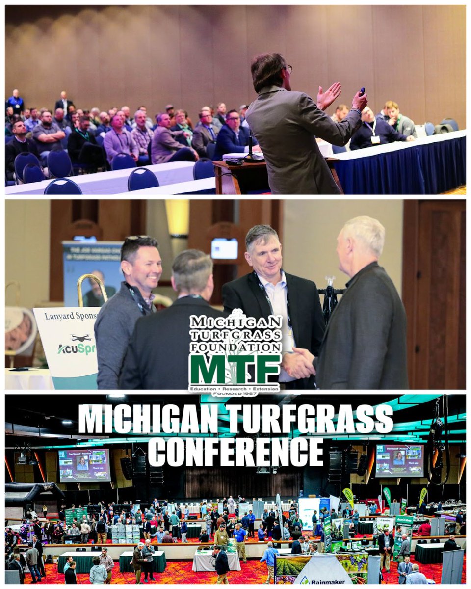 𝗥𝗲𝗴𝗶𝘀𝘁𝗿𝗮𝘁𝗶𝗼𝗻 𝗡𝗼𝘄 𝗢𝗽𝗲𝗻! 𝗠𝗶𝗰𝗵𝗶𝗴𝗮𝗻 𝗧𝘂𝗿𝗳𝗴𝗿𝗮𝘀𝘀 𝗖𝗼𝗻𝗳𝗲𝗿𝗲𝗻𝗰𝗲
1/13-15/26
Join us for the 95th Michigan Turfgrass Conference, a premier event where educational opportunities &amp; networking await turfgrass professionals. 
…anturfgrassfoundation.wildapricot.org