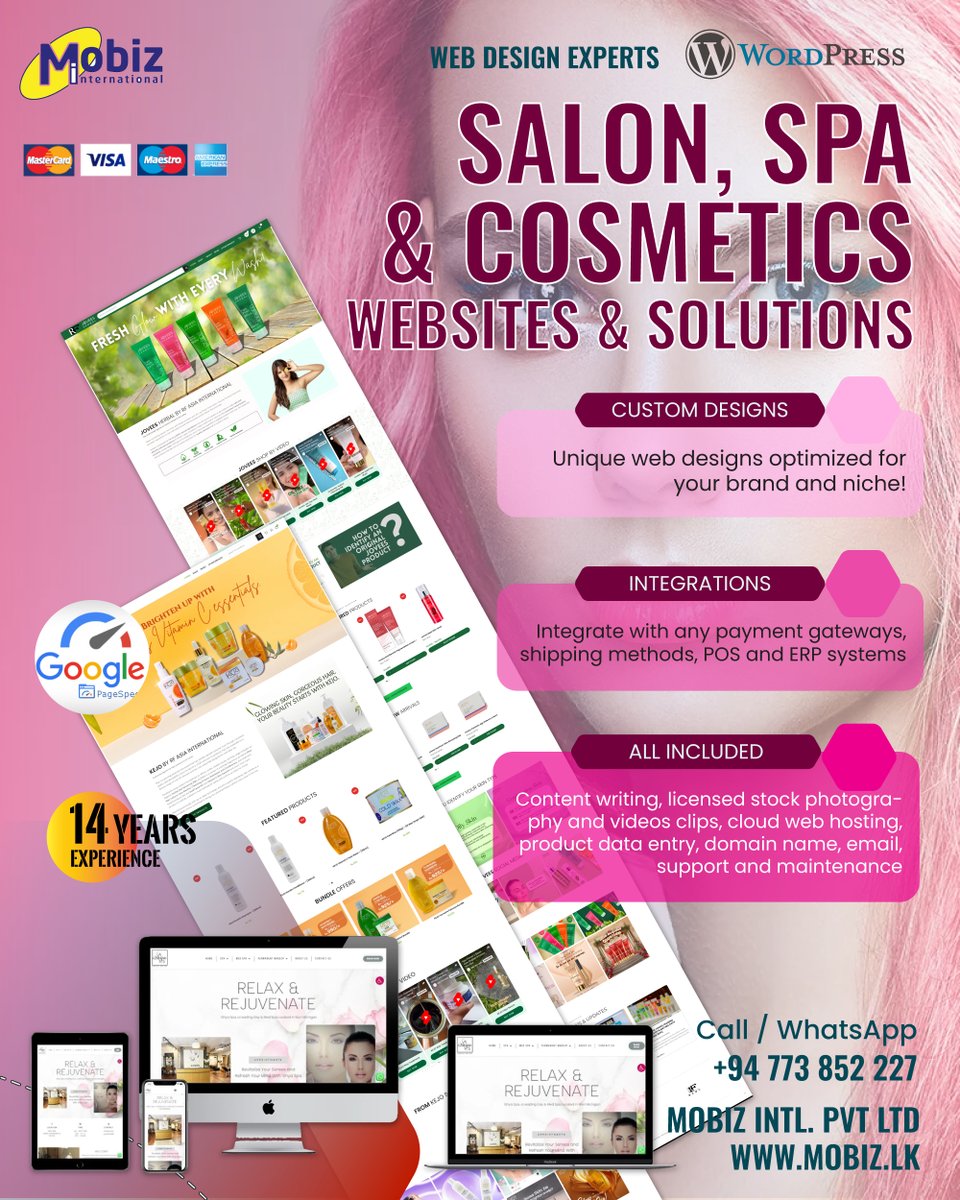 Joomla_SriLanka's tweet image. ✨ Transform your salon, spa, or cosmetics business with a stunning online presence!
📞 Call/WhatsApp: +94 773 852 227
🌐 mobiz.lk
#WebDesign #SalonWebsite #SpaWebsite
joomlasrilanka.com/beautician-sal…