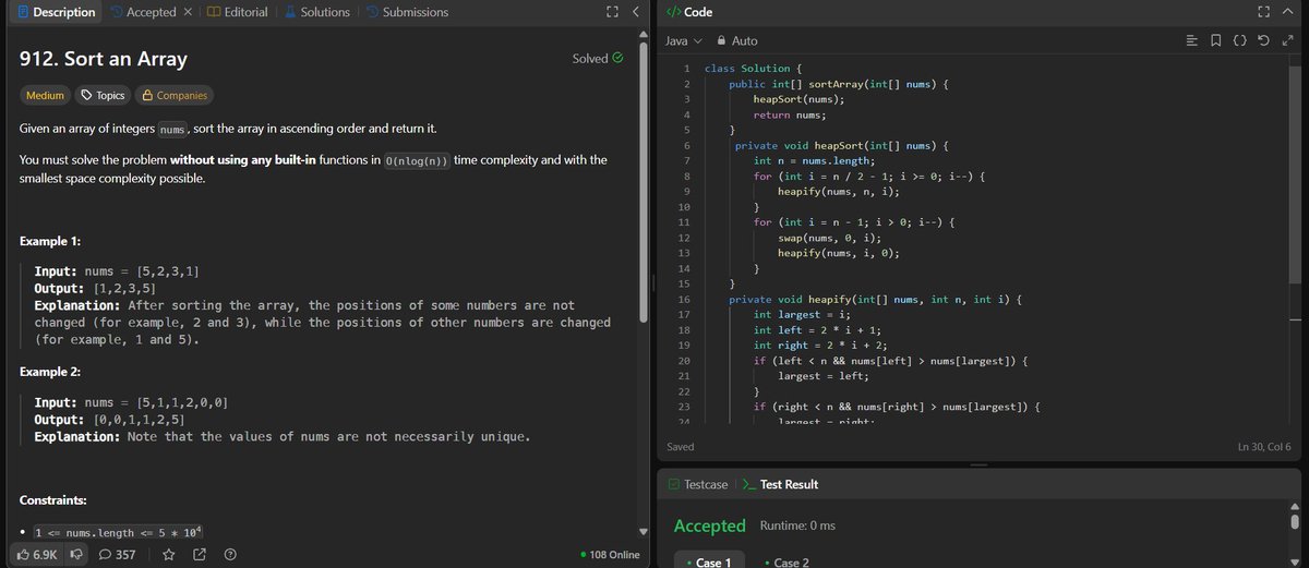rituu_09's tweet image. Day 277 of 2025: 
👩‍💻 -REVISION SERIES
#DSA #databases #CodingJourney #2025Goals #leetcode #letsconnect #geeksforgeeks
