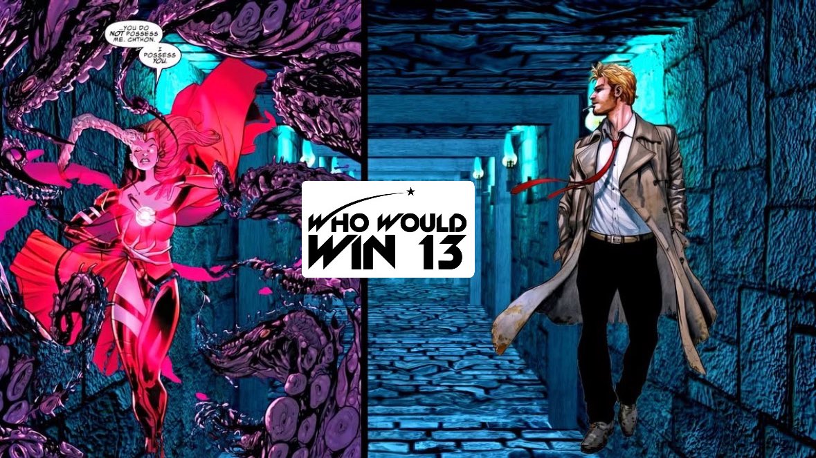 #ScarletWitch 🆚 #Constantine 
🔥 Chaos vs. Cunning! 🔮

(Marvel VS DC)

Who walks out alive, and why⁉️

#whowouldwin #deathbattle #trending