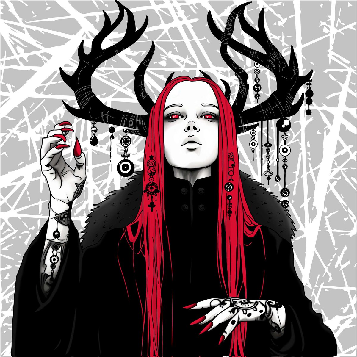 CreatorXGang's tweet image. Crimson hair, obsidian horns, eyes that see beyond Solara.
The last piece of the prophecy is here.

Next week a select few will be chosen.
Few by the Founders. 
Few by the Community.
Only 5 will ascend through raffle.

The final 1/1 belongs to destiny