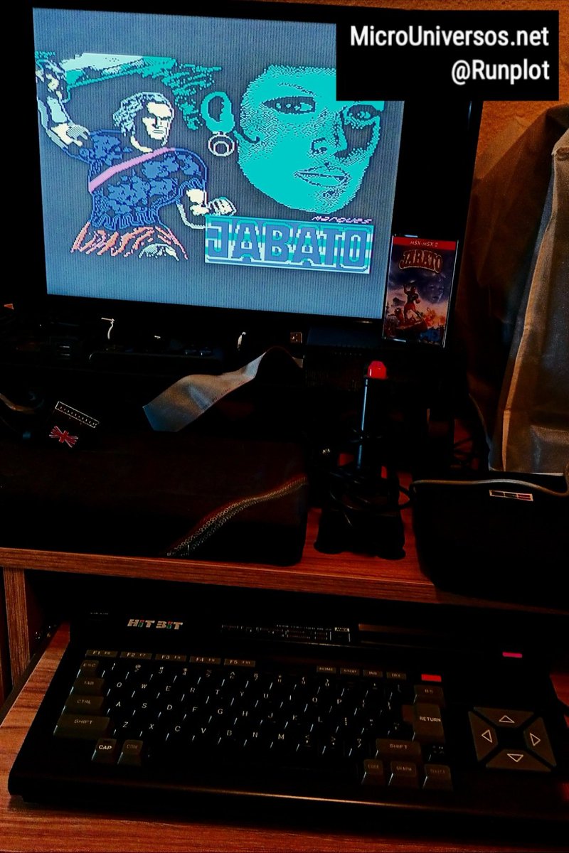 Runplot's tweet image. Vivan las aventuras conversacionales de #AventurasAD como #Jabato en un #MSX !!! #retrogaming