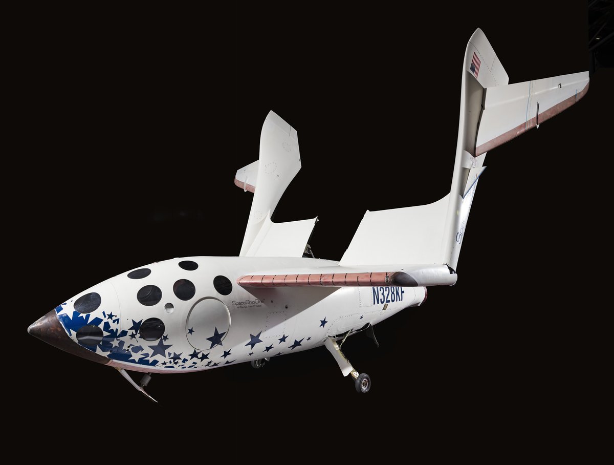 On this day in 2004, SpaceShipOne won the $10 million Ansari X Prize for repeated flights in a privately developed reusable spacecraft after pilot Brian Binnie flew SpaceShipOne on its third of three record-setting flights: s.si.edu/3tgm4xJ #AirSpacePhoto