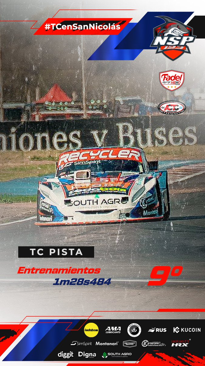 #TCPenSanNicolas 👉 Lindo trabajo en los ensayos, buen avance en el segundo pensando en una buena clasificación!

🔜 Clasificación ⌚️ 15:25hs.

📺 <a href="/TV_Publica/">TVP</a>