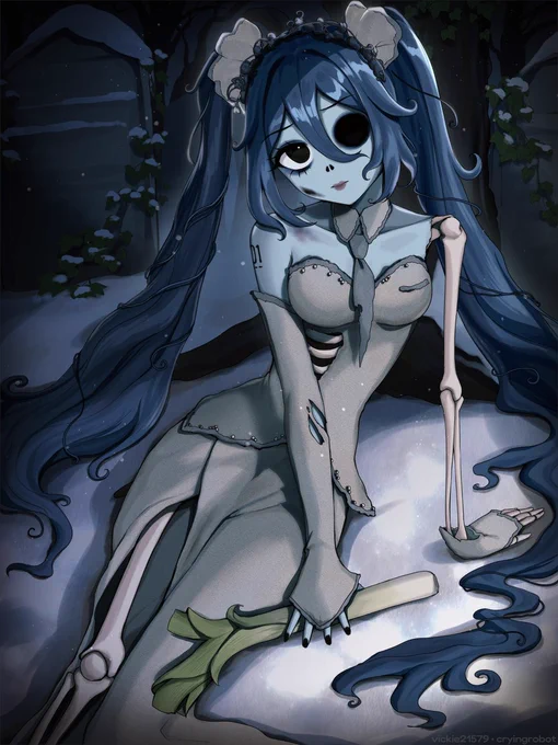 corpse bride miku #HatsuneMiku