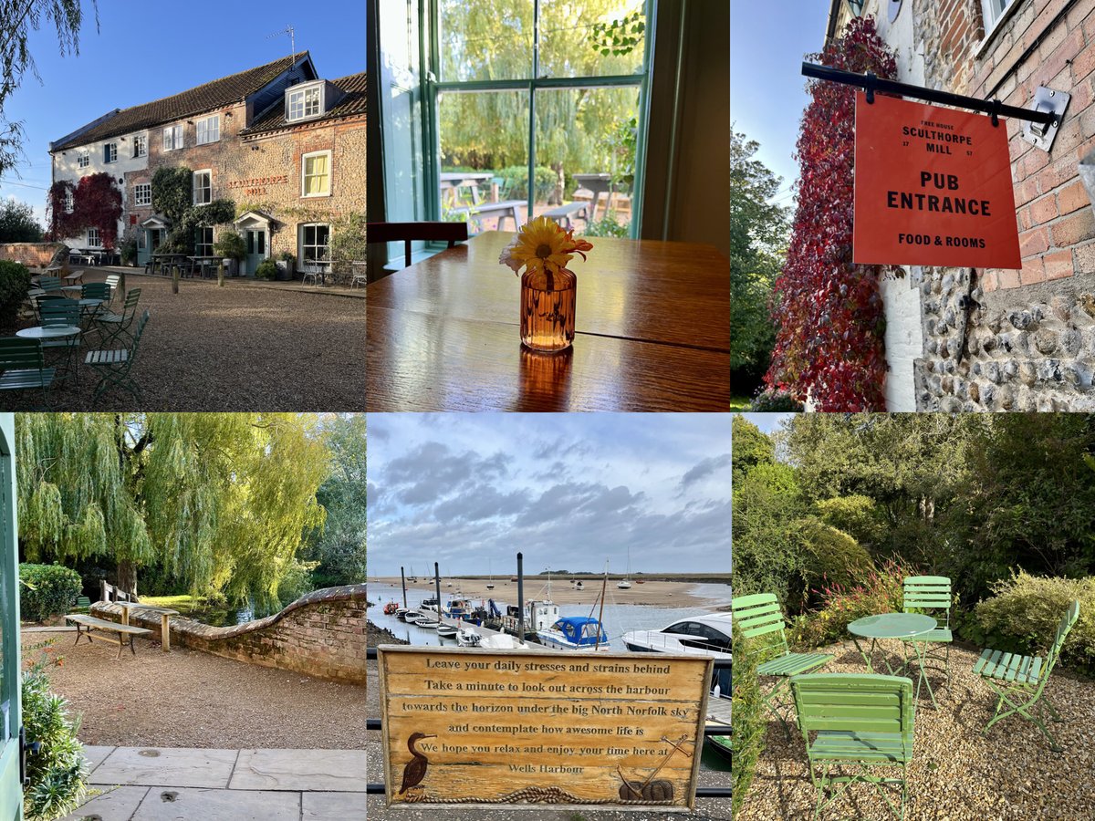 A flying visit to beautiful Norfolk to meet some special friends… stayed at a great pub near Fakenham followed by a very blustery walk in Wells… and of course there’s always a bit of flower and garden inspiration to be had! 💚 #sixonsaturday #lovenorfolk