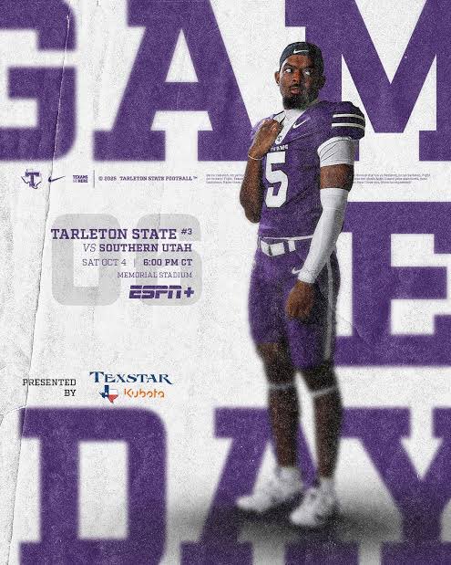 I will be at <a href="/TarletonFB/">Tarleton State Football</a> for a game day visit today
<a href="/CoachPepPearson/">Pepe Pearson</a> 
 <a href="/QBsWork16/">Coach Austin</a> 
<a href="/coachscarey/">Scott Carey</a>