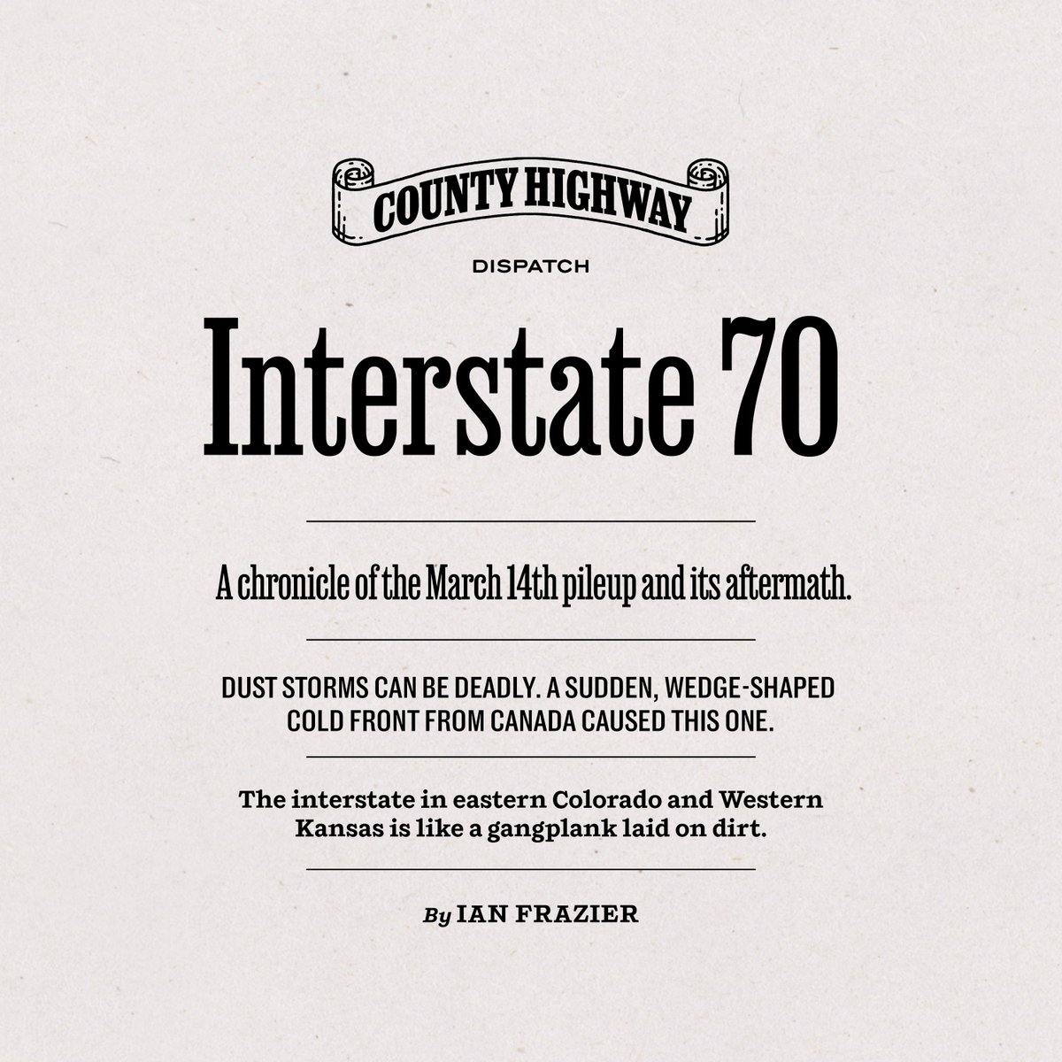 County Highway tweet media