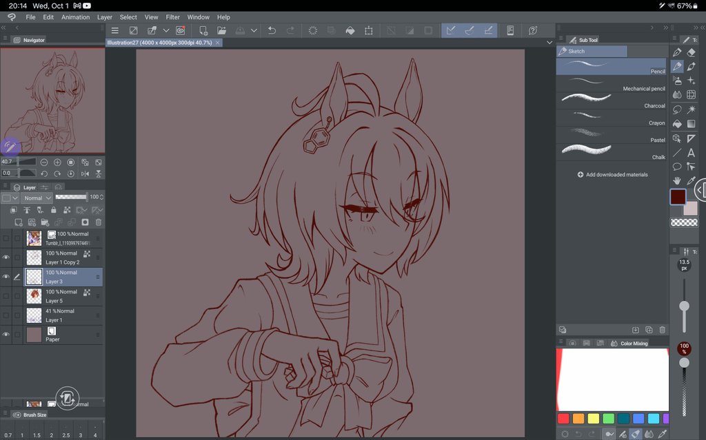 Haven't posted anything for a while, so have this Tachyon redraw wip I made :P