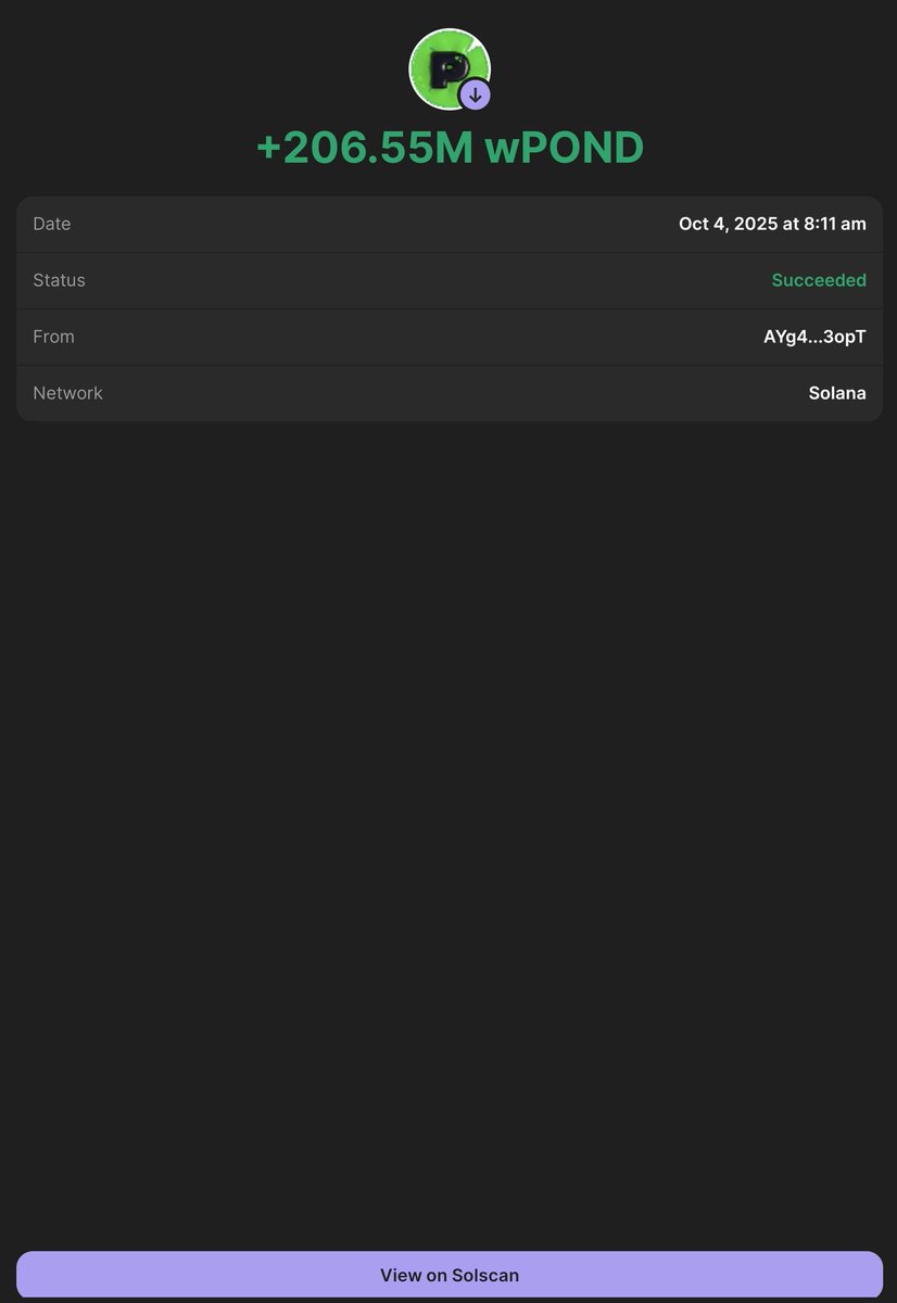 Just Recieved My Very First Taste Of AIR.

LIFE'S GREAT 🍻

$WPOND 💧