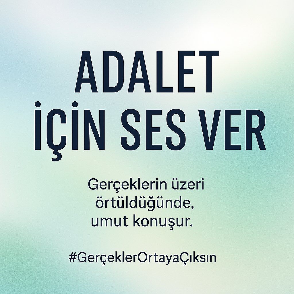 goncakuzu's tweet photo. ADALET İÇİN SES VER!

Gerçeklerin üzeri örtüldüğünde, umut konuşur.

#GerçeklerOrtayaÇıksın #AdaletİçinSesVer #HaksızTutukluluk #UludağKervansaray #CevdetKadirAytekin

https://t.co/OtEIUWI3vo https://t.co/NRCCsPuV6M