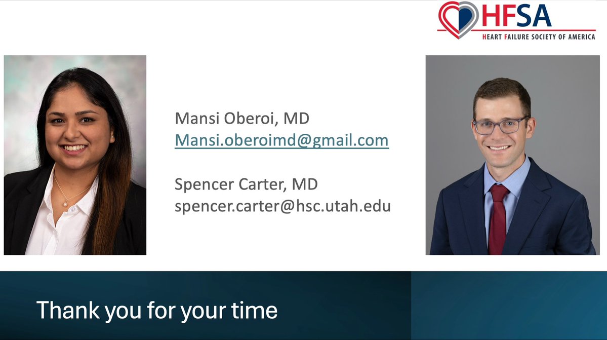 Mansi Oberoi (@mansioberoi7) on Twitter photo Another fantastic session at #HFSA2025! Grateful for the learning, inspired by the discussions. <a href="/HFSA/">HFSA</a>
<a href="/UCSDCardiology/">UC San Diego Cardiology</a>
<a href="/HowieTranMD/">Howie Tran</a> <a href="/EricAdler17/">Eric Adler</a>
<a href="/CvUnmc/">CVMedUNMC</a> <a href="/swlundgren/">Scott Lundgren</a>
<a href="/SpencerCarter55/">Spencer Carter</a> <a href="/dipanuppal/">Dipan Uppal, MD</a> Another fantastic session at #HFSA2025! Grateful for the learning, inspired by the discussions. <a href="/HFSA/">HFSA</a>
<a href="/UCSDCardiology/">UC San Diego Cardiology</a>
<a href="/HowieTranMD/">Howie Tran</a> <a href="/EricAdler17/">Eric Adler</a>
<a href="/CvUnmc/">CVMedUNMC</a> <a href="/swlundgren/">Scott Lundgren</a>
<a href="/SpencerCarter55/">Spencer Carter</a> <a href="/dipanuppal/">Dipan Uppal, MD</a>