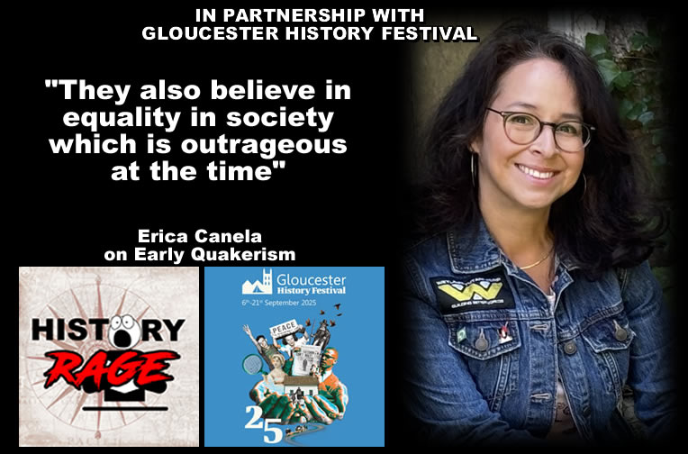 🚨 BOOK LAUNCH🚨
🤯⚖️ In a world built on hierarchy, early Quakers demanded equality for all – shocking 17th-century society. <a href="/ericanela/">Dr Erica Canela</a> unpacks this radical belief in our episode recorded LIVE at the <a href="/GlosHistFest/">Gloucester History Festival</a>  ! 🎙️💡

🎧 pod.fo/e/333c3b
📖 Buy the book: