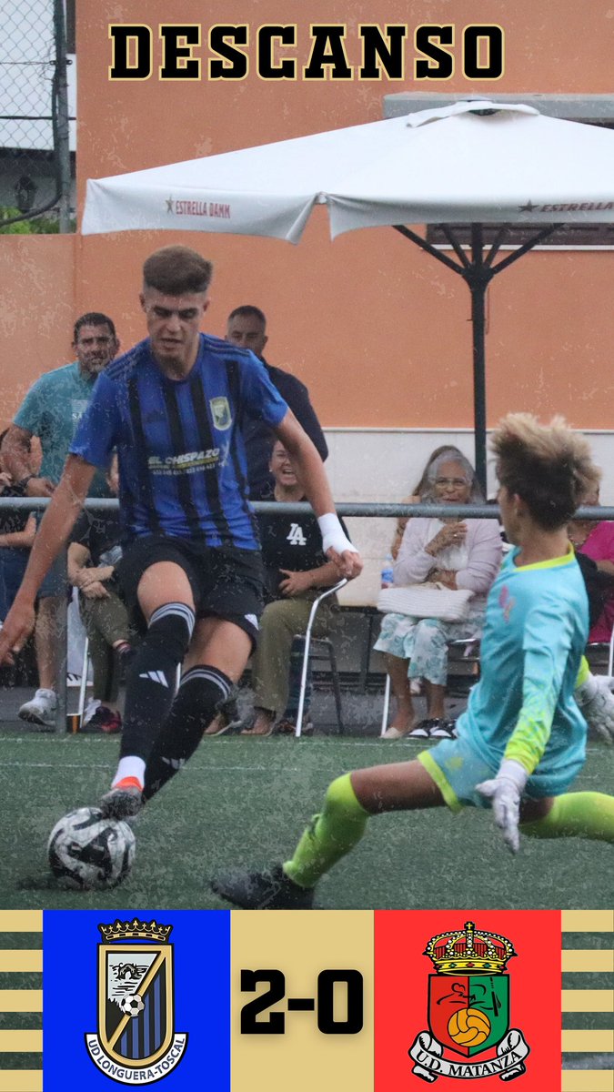 🔵⚫ CADETE PROVINCIAL ⚫🔵

⏸️ Llegamos al descanso en el Antonio Yeoward 

#SaleElSol #udlt #UDLTMAT