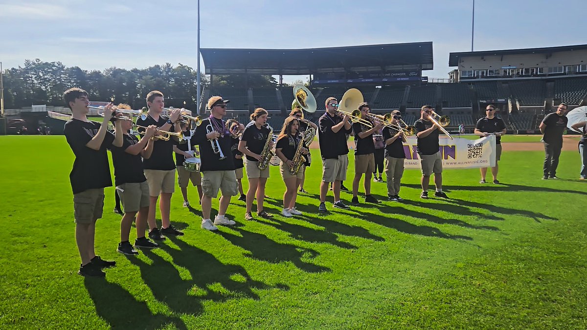 The All In Brass Band at the ROC Walk to End Alzheimer's at Innovation Field