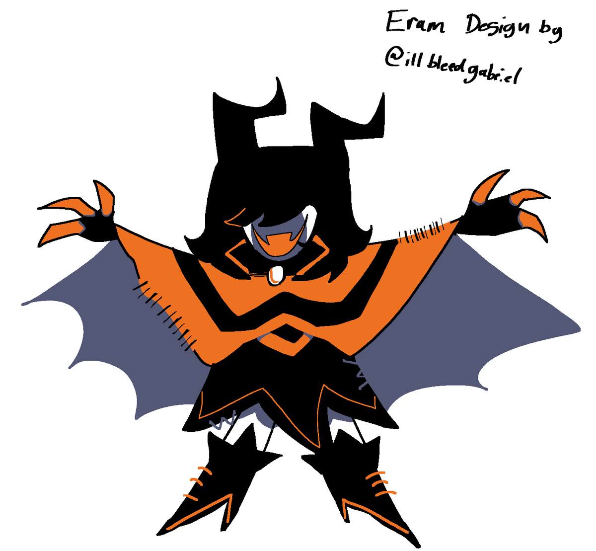 daily eram 26 - squeezed one in
design by <a href="/illbleedgabriel/">H4RUK_EV</a> 
#DELTARUNE