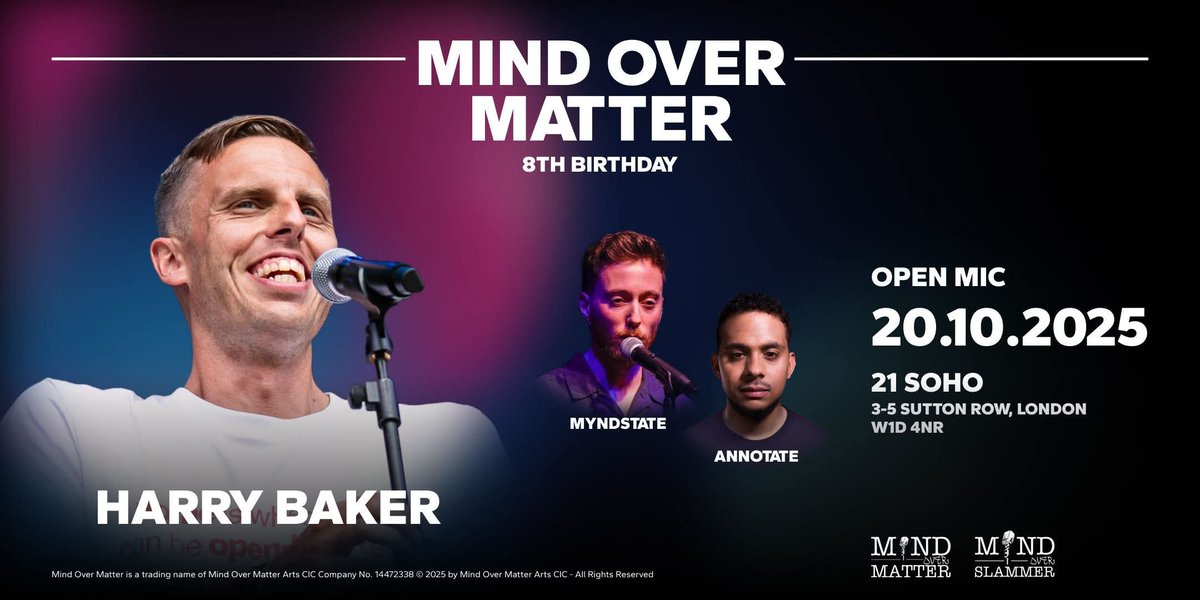 Mind Over Matter Arts CIC (LDN) tweet media