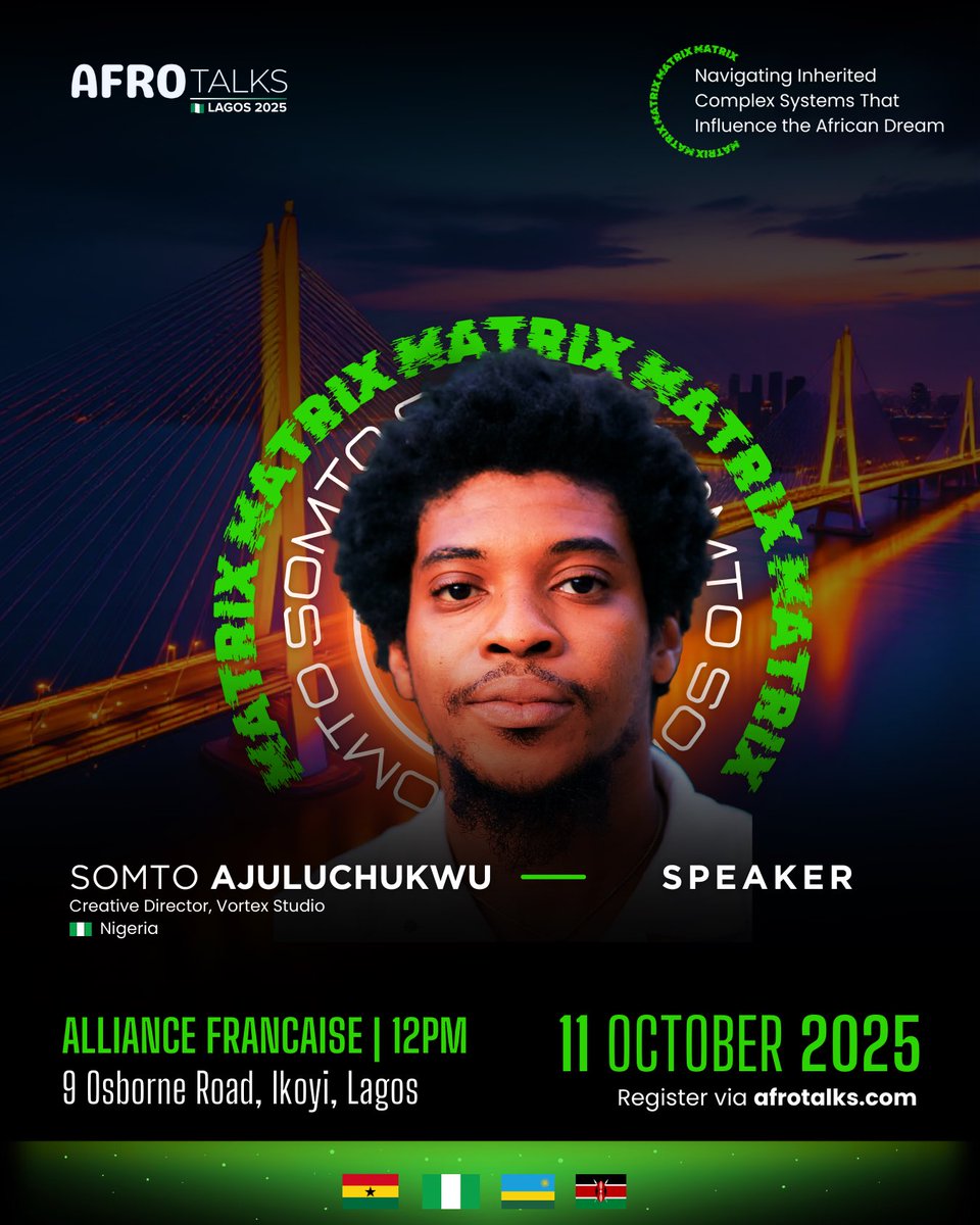 QrisEbo's tweet photo. This year at AfroTalks Lagos, I’ll be hosting as we navigate the inherited complex systems that influence the African dream.

Register here: https://t.co/daXFfwutWo https://t.co/u25QgtOpjP