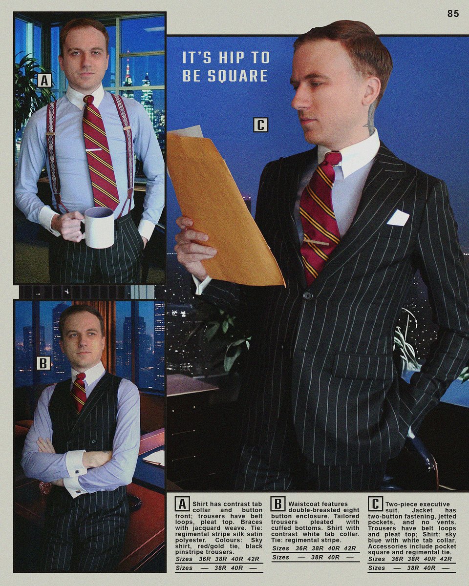 Not likely to post here anymore, but you can follow me on IG @ suitslicked, where I‘m currently slowly creating menswear catalogues through the decades.