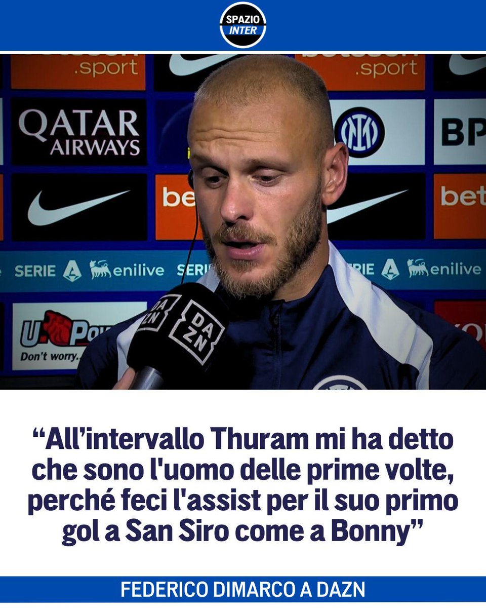 SpazioInter's tweet image. &quot;SIAMO STATI DOMINANTI&quot; 🔥

Dimarco esalta il gruppo Inter dopo la sontuosa vittoria contro la Cremonese 💪

Poi torna sulle parole sull&apos;ex allenatore Simone Inzaghi e la gestione del suo minutaggio 👀

#Dimarco #InterCremonese #SpazioInter