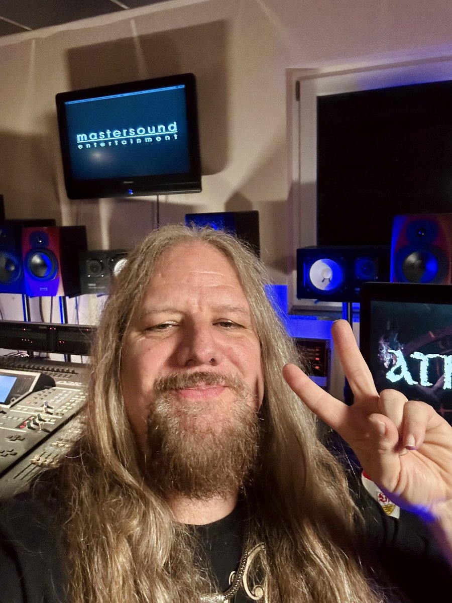 @swrkultur in the house. We had a great time filming my part at Mastersound Studio for a new TV documentary which will be broadcasted on German SWR Television November 2nd. 🤘😊🤘