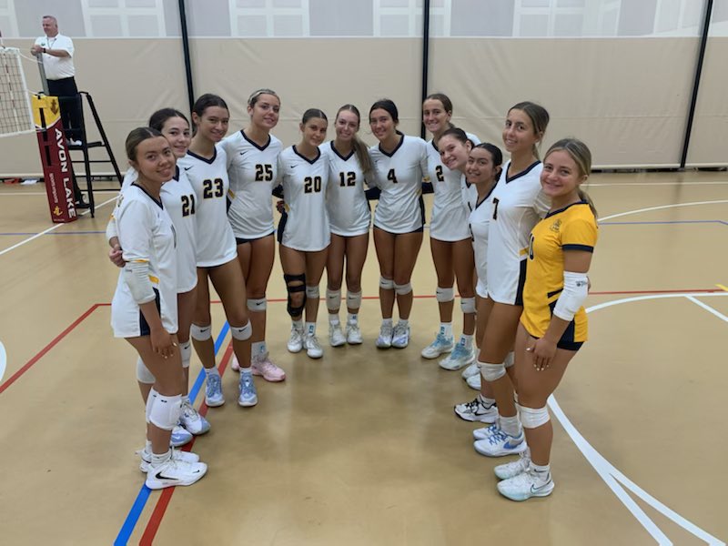 ofvolleyball's tweet photo. Congrats to our Freshman team who defeated Avon in the SWC Tournament today to take home the Championship!! Additionally, our JV and 8th grade Blue teams  finished as runners up. Way to go, girls! https://t.co/DdgalKWyL3