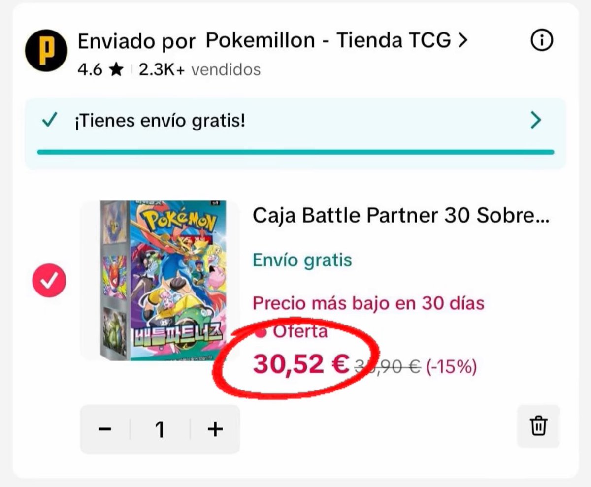 Más ofertazas únicas CON ENVÍO GRATIS 🤩🤑

Todo lo tenéis disponible en TikTok shop 🛍️😉 tiktok.com/@pokemillon