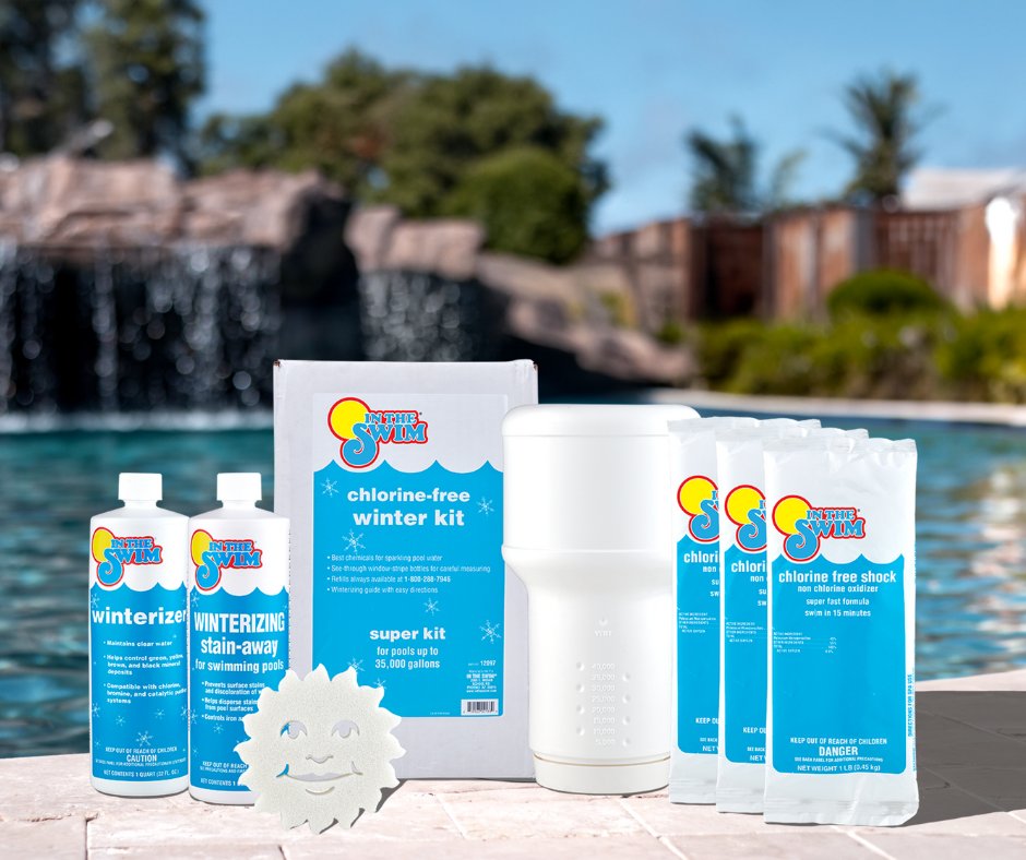 ✨ Simplify your pool closing with In The Swim Winter Pool Closing Kits!

✅ One box, all the essentials.
✅ Keeps your pool water balanced and clean.
✅ Makes spring opening a breeze.

👉 Get your Pool Closing Kit today &amp; close your pool with confidence! bit.ly/46IWscS