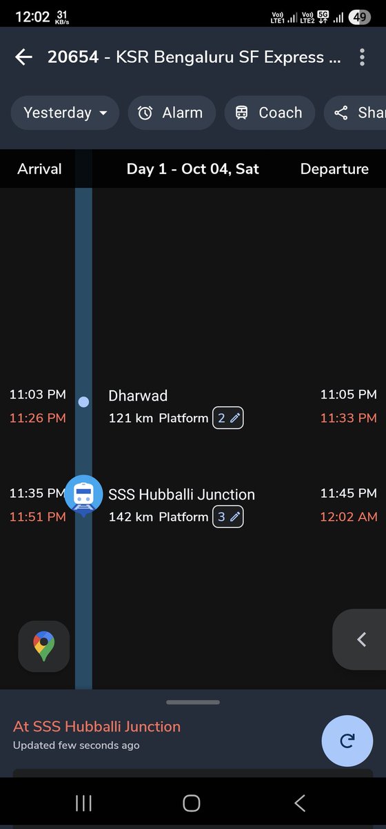 sanbidari's tweet photo. @IRCTCofficial @AshwiniVaishnaw @RPFCR @rpfecr mis information in apps. https://t.co/3g1ycuzfSF