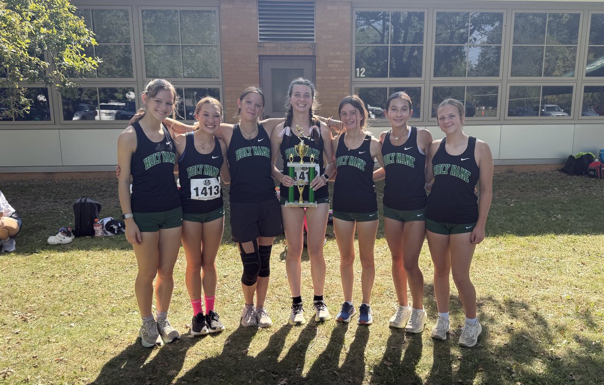 Congratulations to both Boys and Girls Cross Country. Boys were champions with a finish of 1st overall and Girls finished 2nd overall at the Medina Invitational today. Great job Namers! #NamerPride #AllHail <a href="/HNGreenwave/">Holy Name High School</a> <a href="/HNTrack2017/">HN XC and Track</a>