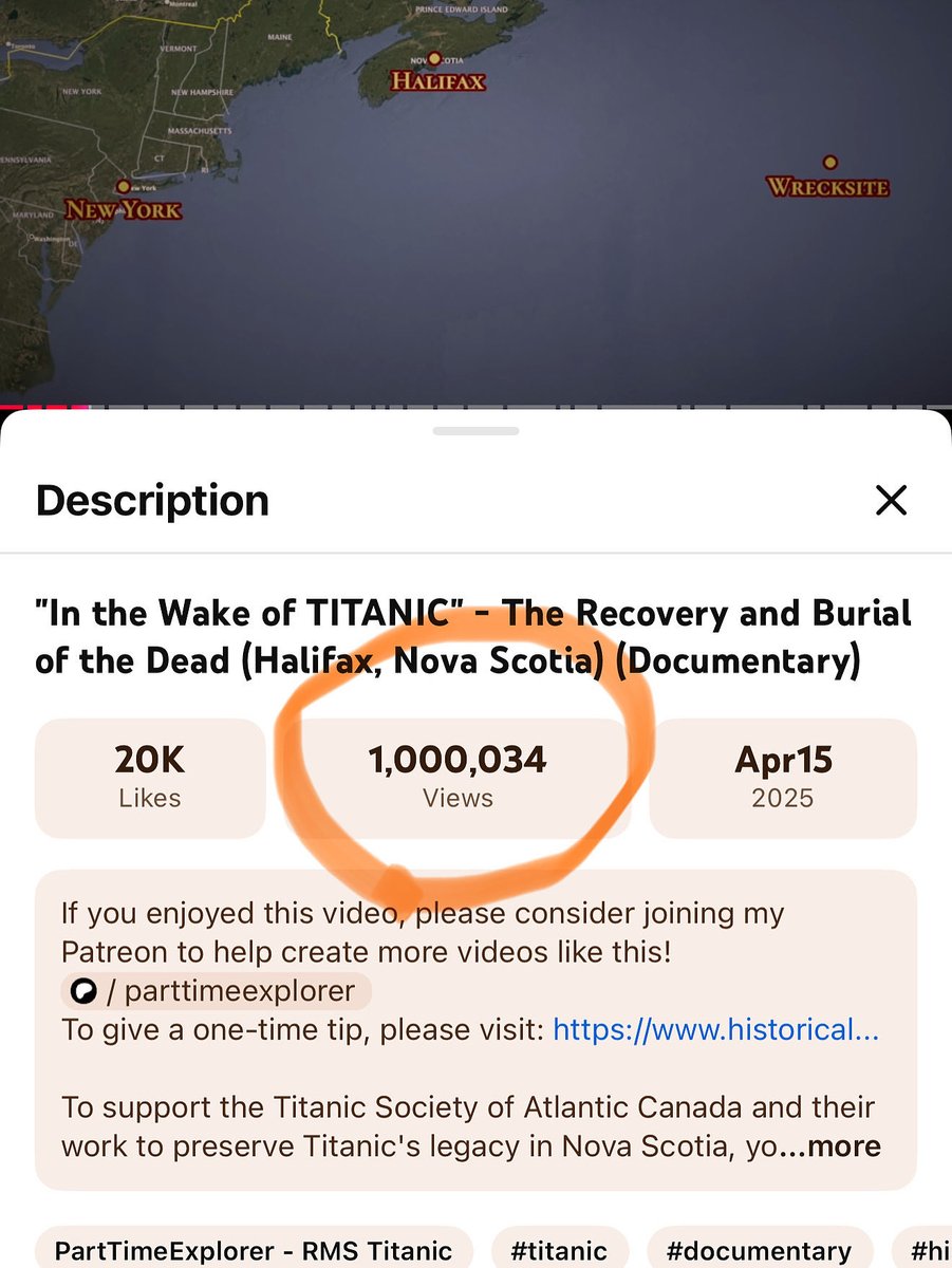 JKentLayton's tweet photo. Our congratulations to our friend Tom Lynskey for achieving this milestone on a well-researched and moving documentary. If you have not yet watched this video, remember to bring some tissues. This is a truly sad portion of Titanic’s story. #titanic https://t.co/fk1KhQVnDh
