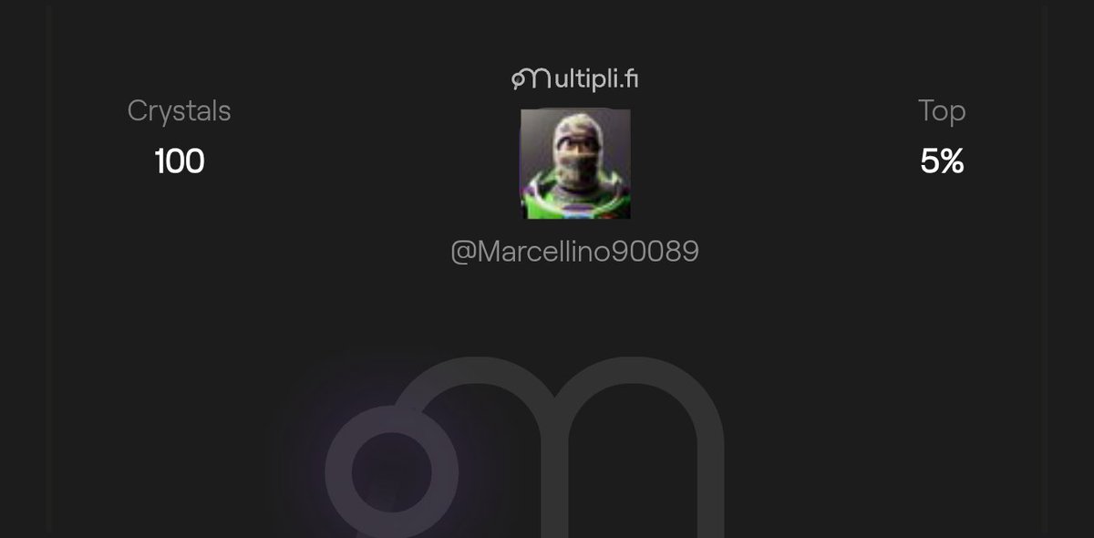 Marcellino90089's tweet photo. You can earn Crystals and convert to usdc
1 crystals = 0.33 usdc now.
100 crystals free use link 👇👇
https://t.co/6ocLepYxnj

Follow and yap about @multiplifi to earn more rewards.Also you can join their Orbs Campaign. Hold $100 worth of xUSDC, xUSDT, xWBTC to earn 6 ORBs / Day. https://t.co/TnDBBa7hyX