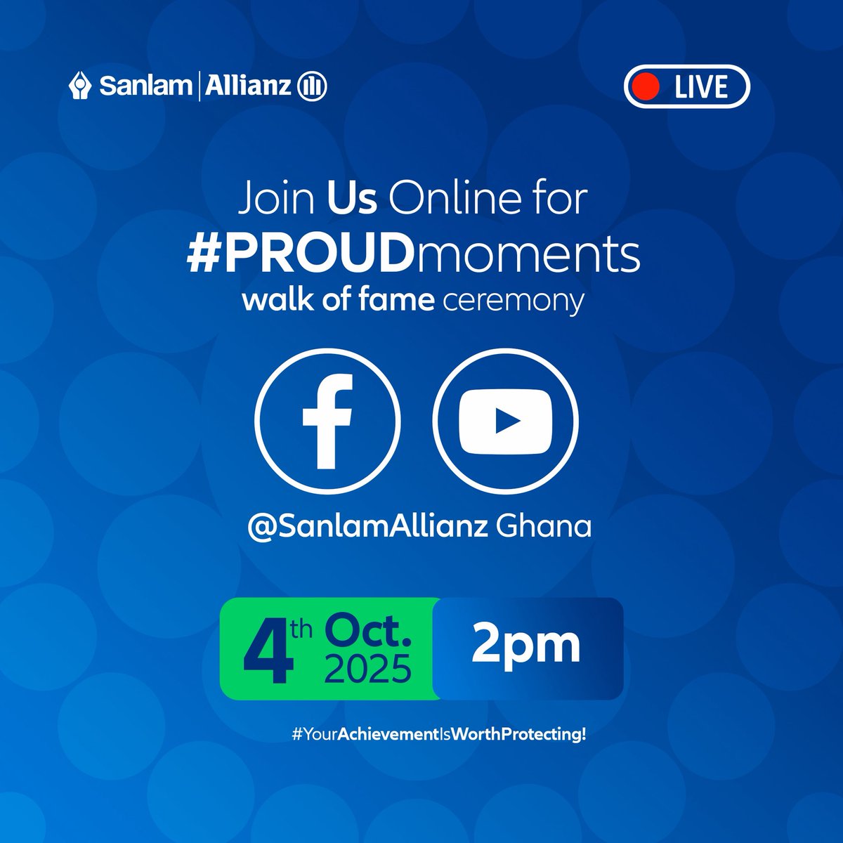 PulseGhana's tweet image. The #PROUDmoments celebration is happening today! 

Join us LIVE on Facebook and YouTube as we honour incredible stories of resilience, achievement, and pride. 💙

Don’t miss a moment; tune in, celebrate, and be inspired!

#featuredpost