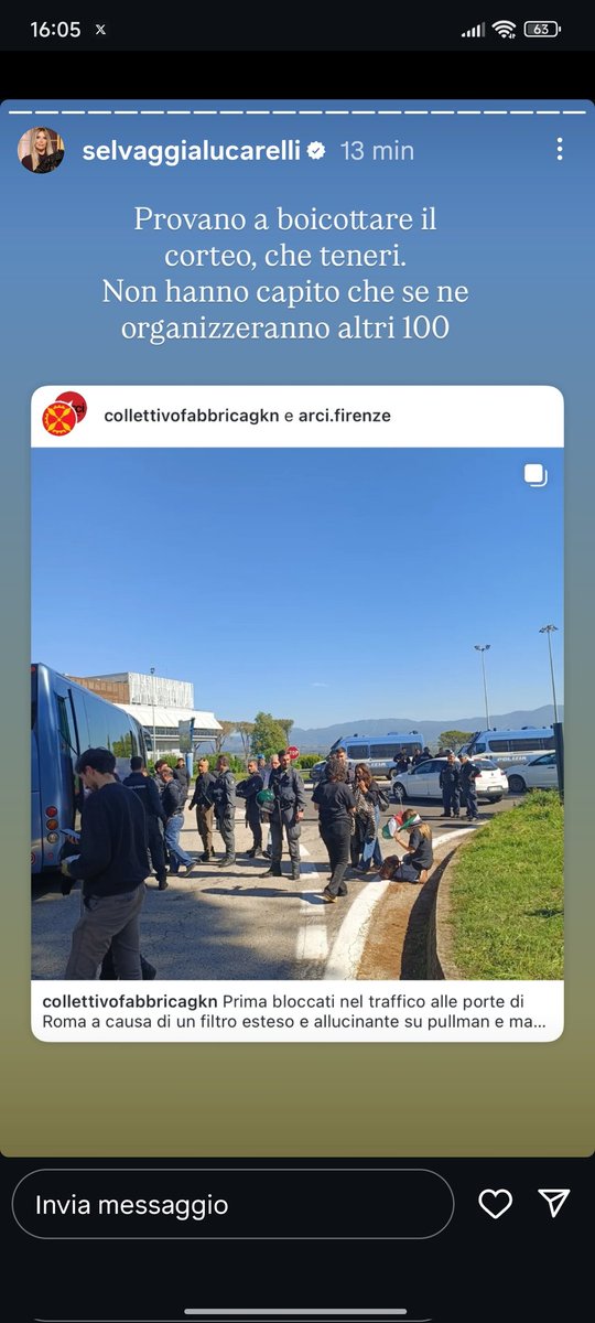 MadameA02's tweet photo. È sveglia Giorgia Meloni troppo davvero!! Che schifo. Questo è l'Italia. Basta fascisti al governo.
Questo governo deve cadere. Il dissenso è un sacrosanto DIRITTO.

#GovernoDellaVergogna 
#Blocchiamotutto
#zittimaipiu https://t.co/wXOxxun0U6
