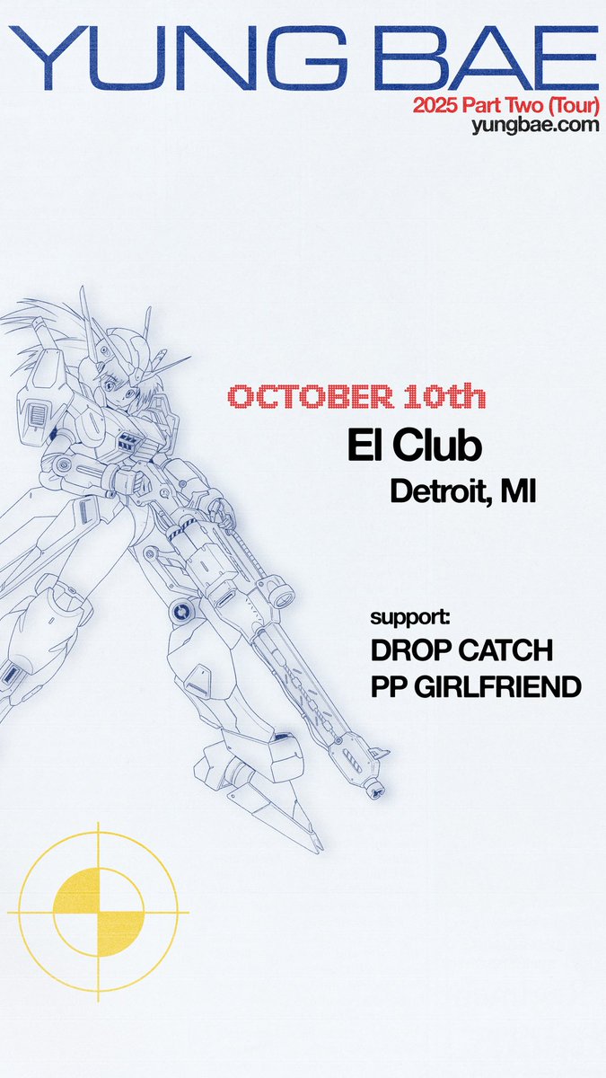 DropCatchMusic's tweet image. Next friday your boy is on direct support duties for @yungbae at @elclubdetroit !

⬇️Snag your tickets and let's groove! ⬇️

Linktre.ee/dropcatchmusic