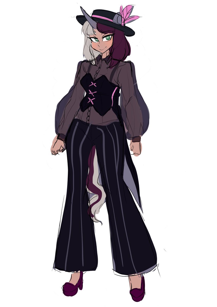 I sketch the OC Eclipsa belongs to <a href="/Yotarokisuke/">Roxas Caballo🇨🇱🦄</a> 

Theses days I had difficult about thicc body 
Sorry