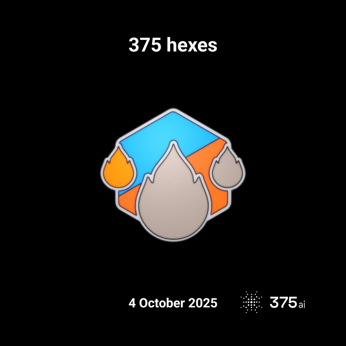Zalanka_'s tweet image. I’ve just covered 375 hexes on #375go! #discovergo