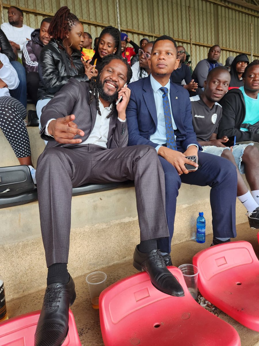 After witnessing  the inauguration of the country's President,  we went to Mpira Stadium to watch the game between Ekhaya FC and  Songwe Boarder FC #FootballAgent #FootballScout