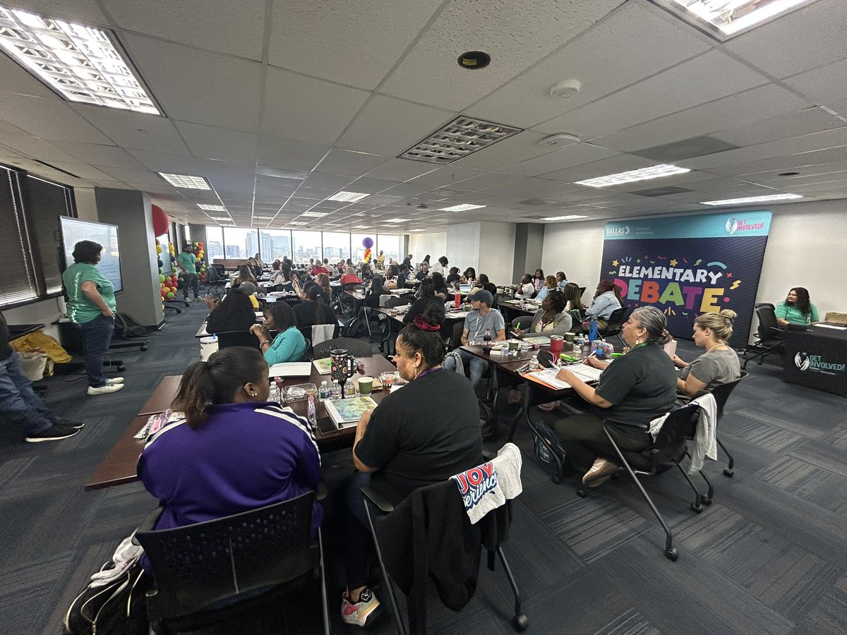 Antoninoe9L's tweet image. DallasISD Student Activities welcomes 65 Elementary Debate coaches this morning for our ES Debate Workshop in preparation for the 2025-26 Debate season!  Go Debate!!!
#EnjoyTheExperience #dallasisdstudentactivities