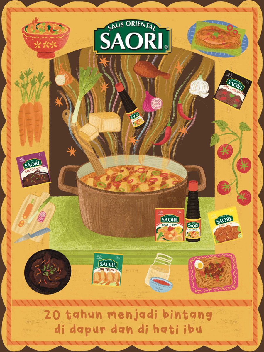 ngedadak bisa gambar dalam waktu dua hari buat lomba saori walaupun ujung ujungnya telat submit dikit. 😅