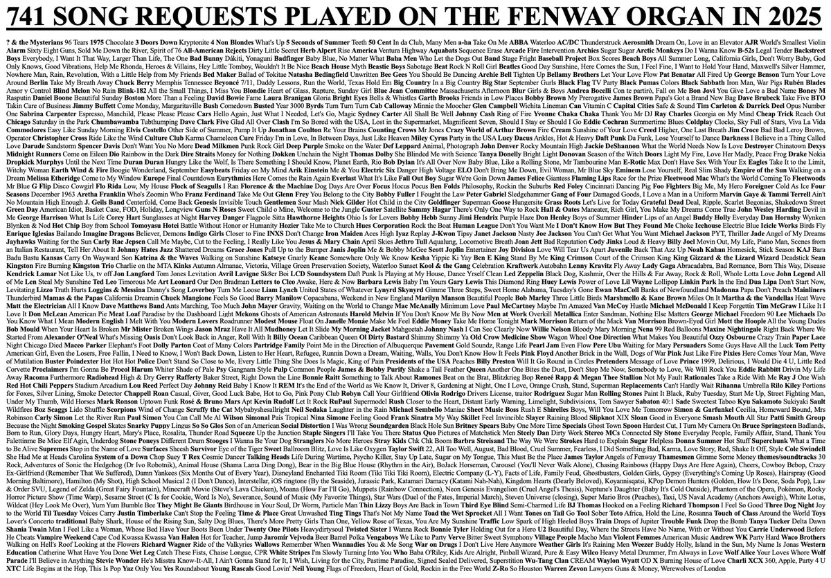 jtkantor's tweet image. Some day, I'll realize how foolish this is. Until then, here's another year-end list from New England's biggest & weirdest covers gig.