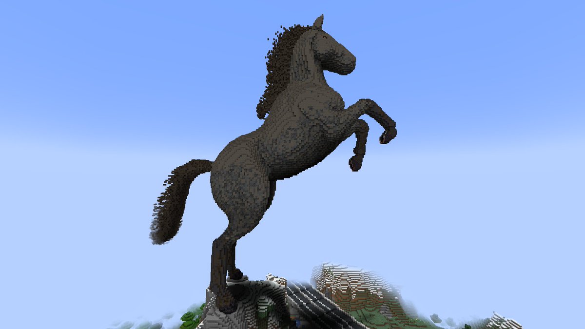 前、マインクラフトで造形のモデルをしてもらったスターサンサルーさんが走り始めたとのことで応援と感謝を込めて投稿します！がんばれー！
#スターサンサルー
#おやさい鯖