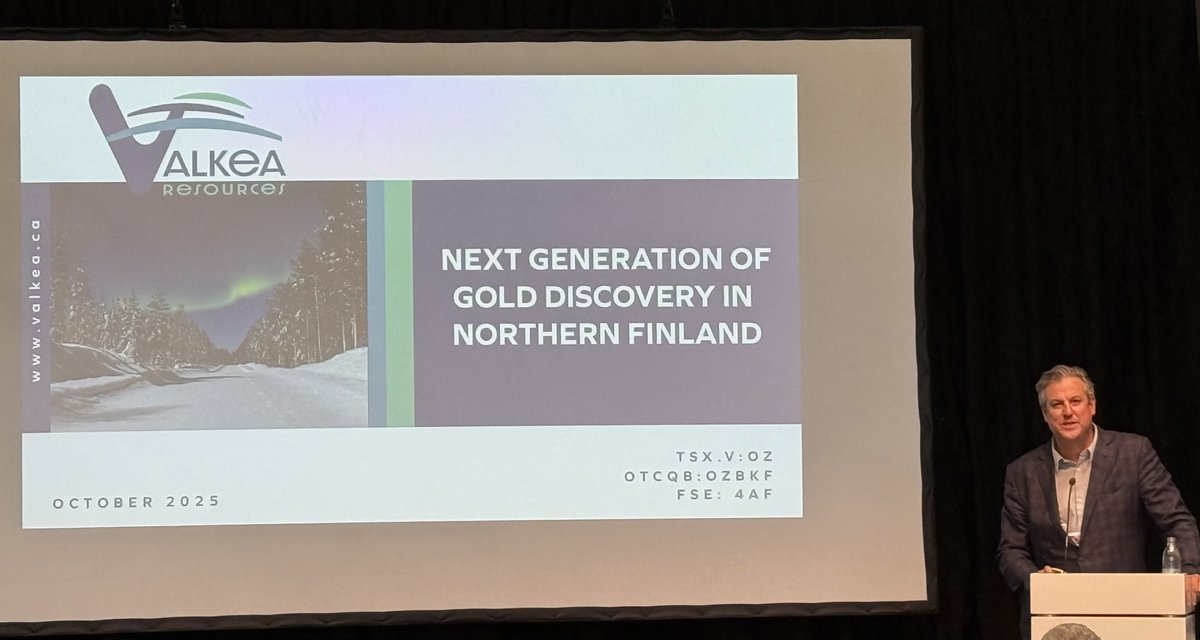 Wrapping up the Munich Mining Conference with a presentation from our CEO, Chris Donaldson. 

Danke schön to all who met with us to learn about Valkea and our exploration in Finland!