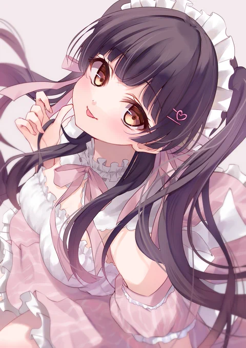 ツインテ×メイドふゆ #黛冬優子 #シャニマス