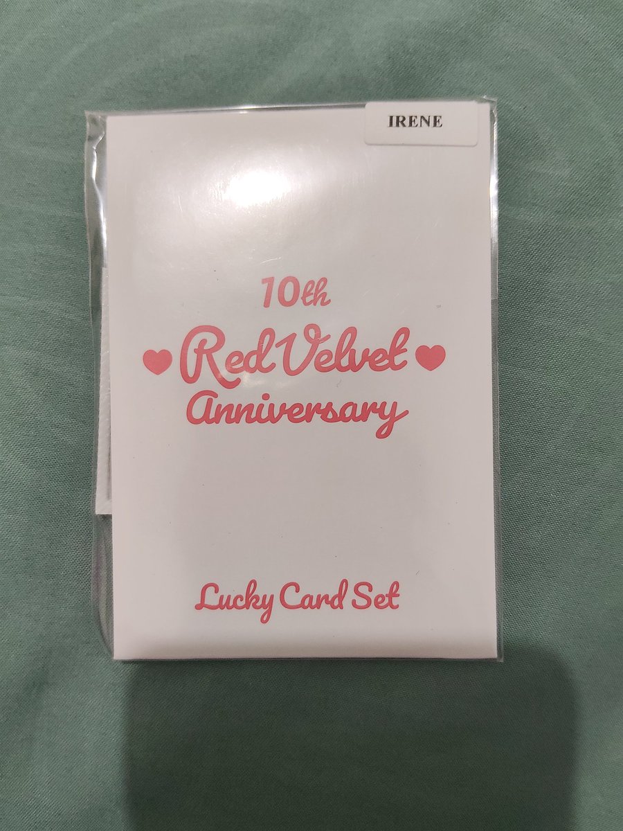 baeechunim's tweet photo. WTS jastip kwangya clearance 90% Red Velvet 10th anniversary lucky card set irene
#wts #redvelvet #irene #kwangyajakarta https://t.co/OTUOcO3K2a