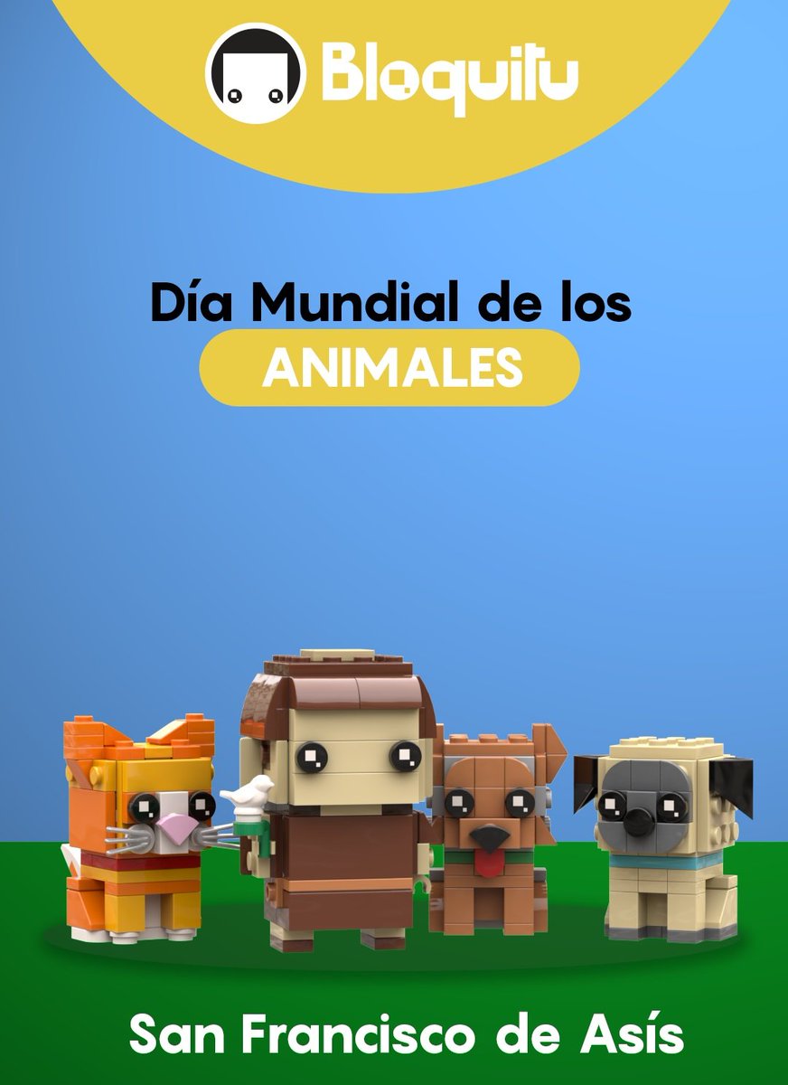 Feliz día mundial de los Animales y de su santo, San Francisco de Asís 🐶🐱